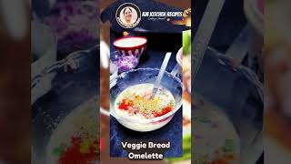 Easy Breakfast l Veggie Mix Bread Omelette l Quick Recipe l Short Video l KM Kitchen Recipes [upl. by Wenonah831]