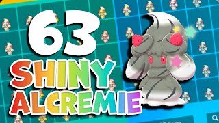 I Got All 63 SHINY Alcremie Forms In Pokemon Scarlet and Violet Indigo Disk DLC [upl. by Eelrac]