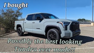 My new 2024 Toyota Tundra limited Trdoffroad in Lunar rock  Detailed walk around [upl. by Rosina562]