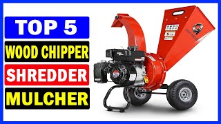 Top 5 Best Wood Chipper Shredder Mulcher Of 2024 [upl. by Seagraves]