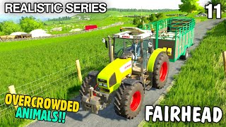 DONT PUT PEOPLE IN THE LIVESTOCK TRAILER DAGGERWIN  Lets Play Fairhead Realistic FS22 Episode 11 [upl. by Nus]