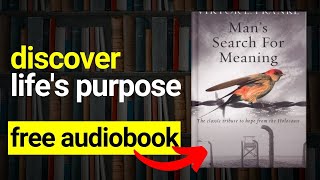 MANS SEARCH FOR MEANING Audiobook 📚  Book Summary in English [upl. by Traci892]