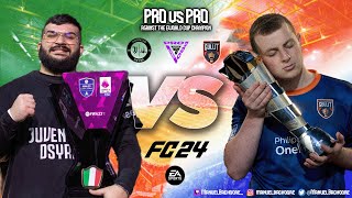 PRO VS PRO 1 CONTRO IL CAMPIONE DEL MONDO DI FIFA 23 MANUEL BACHOORE [upl. by Vacla]