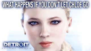 What Happens if You Dont Let Chloe Go  Detroit Become Human Menu Keep Chloe [upl. by Nadnerb382]