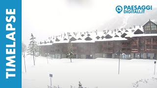 Nevicata in Val di Luce Abetone PT del 4 Dicembre 2020  TimeLapse [upl. by Derk]