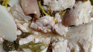 SINIGANG NA BABOY NA MAY GABI [upl. by Smith654]