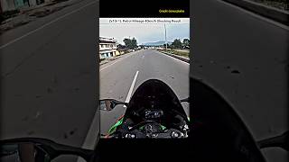 Kawasaki Ninja Zx10r 1L Petrol mileage Test Raftarking01 shorts bike rider zx10r mileage [upl. by Fredkin110]