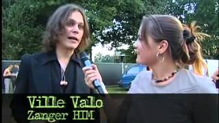 Ville Valo interview  Kresj TV Holland  Bospop Festival [upl. by Feinberg]