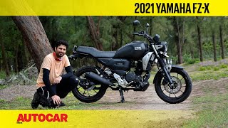 Yamaha FZX review  What Xactly is it  Ride Review  Autocar India [upl. by Ardnaet]