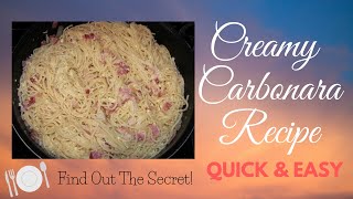 How To Make Creamy Carbonara  Simple and Easy [upl. by Nirok565]