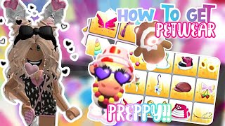 How To Get PREPPY PETWEAR 🌹🌸In Adopt Me roblox [upl. by Florida511]