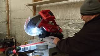 2018 version of the Milwaukee 695520 12 inch compound double beveled sliding miter saw Updates [upl. by Yleme735]