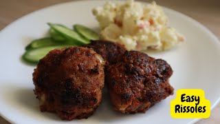 Rissole Recipe Budget Friendly [upl. by Warfeld]