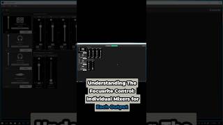 Understanding The Focusrite Control Software Individual Mixers for Each Output [upl. by Kcirde470]