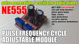 Review NE555 Pulse Frequency Cycle Adjustable Module Square Wave Signal Generator H2578AY K68674BS [upl. by Amihsat]