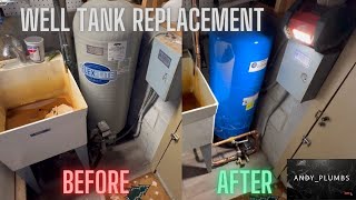 Well tank replacement [upl. by Ayojal]