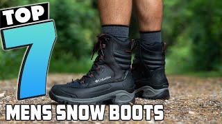 Best Mens Snow Boots Warm and Waterproof Winter Shoes [upl. by Issy691]