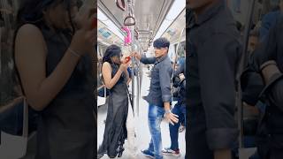 Jhatka Prank 😨 Bf Cheating Kar Rahi Thi 🤣🤣 metro public prank cute girl funny ￼ [upl. by Ydieh]