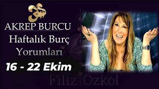 16 – 22 Ekim 2023 42nci Hafta Akrep Burcu Yorumları  burcyorumları [upl. by Heisel]