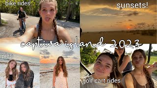 my vacation to north captiva island florida pack w me bike  golf cart rides road trip [upl. by Eedyah]