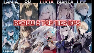 QUICK REVIEW 5 TOP TIER DPS PUNISHING GRAY RAVEN DEC 2023 [upl. by Ibok]