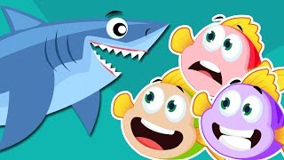 Three Little Fishies 🐟 🐟 🐟  Three Little Fishies Song 🐟 🐟 🐟  Nursery Rhyme With Lyrics [upl. by Thomajan]