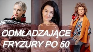 20 pomysłów 🎀 na fryzury odmładzające po 50 [upl. by Enilreug]