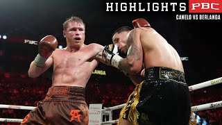 Canelo vs Berlanga FIGHT HIGHLIGHTS September 14 2024  PBC PPV on Prime Video [upl. by Ammej]