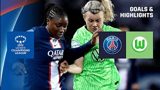 HIGHLIGHTS  Paris SaintGermain  VfL Wolfsburg  UEFA Womens Champions League 202223 Deutsch [upl. by Sheng805]