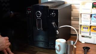 How to Use and Clean Jura Impressa C60 Espresso Machine [upl. by Fruma]