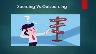 Sourcing Vs Outsourcing Difference Outsourcing amp Insourcing lOutsourcing Emerging Modes of Business [upl. by Aneral156]