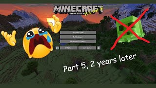 Minecraft Flatworld Part 5 TWO YEARS LATER [upl. by Eramat318]