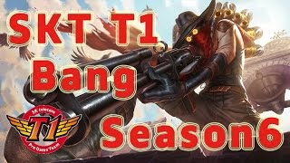 SKT T1 Bang Jhin ADC vs Caitlyn Patch 621 in NA [upl. by Munmro]