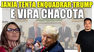 Perdida no personagem Janja tenta enquadrar Trump e vira chacota [upl. by Mettah]