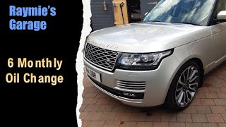 Range Rover L405 Oil Change [upl. by Eioj193]