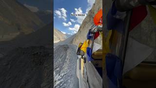 Shimshal valley road hunza Pakistan the most scariest road in the world hunza pakistantour [upl. by Ttevi]