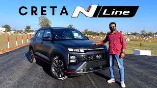 New Hyundai Creta N Line Detailed Review  Drive Impressions  Motorxone [upl. by Berta]