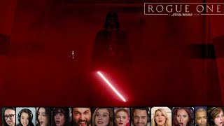 TOP quot DARTH VADER HALLWAY SCENE  Rogue One A Star Wars Story 2016 [upl. by Alaunnoif]