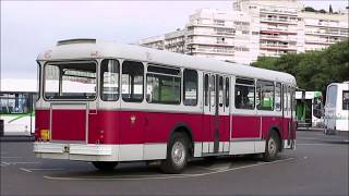 Circulation des anciens bus de Nantes [upl. by Inalaehak]