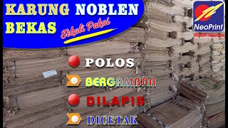 Karung Kertas Kraft Noblen Bekas [upl. by Samuella]