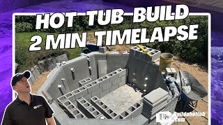 Octagon Oasis Hot Tub Build Timelapse in 2 Minutes [upl. by Eugor396]