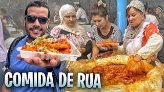 PROVANDO COMIDA DE RUA NO UZBEQUISTÃO 🇺🇿 [upl. by Rech]