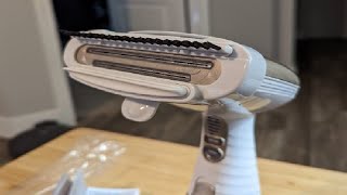 Conair Turbo Extreme Hand held Fabric Steamer How to use [upl. by Lauralee691]