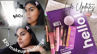 Life Updates  20 makeup challenge [upl. by Esilanna]