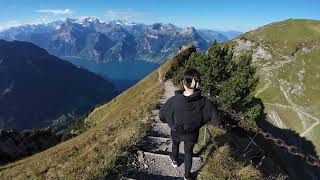 瑞士自由行 旅游 格林德瓦策馬特因特拉肯少女峰瀑布小鎮冰河列车 Stoos [upl. by Dwight]