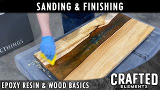 Epoxy Resin amp Wood Basics Series  Sanding amp Finishing Part 911 [upl. by Caritta]