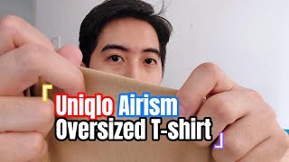 My Honest Review on Uniqlo Airism Oversized TShirt [upl. by Bonnee42]