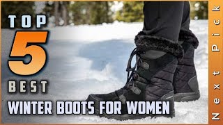 Top 5 Best Winter Boots For Women Review in 2023 [upl. by Haase]