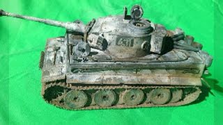 Academy 135 Tiger 1 Early  Wittmanns quotFirstquot Tiger 431 part 3 [upl. by Lajib354]