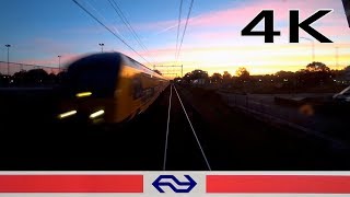 4K CABVIEW HOLLAND Amersfoort Vathorst  Zwolle DDAR LOK 1700 2018 quotsunrisequot [upl. by Iohk890]